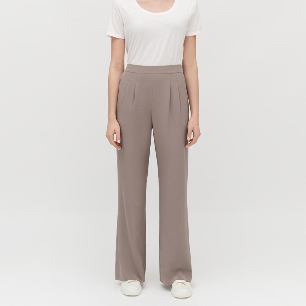 Cuyana Silk Wide-Leg Pant